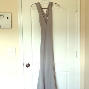 Lulus Melora Slate Blue Sleeveless Maxi Dress